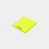Neon Geel Professioneel Minimalistisch Zwart Schri Post-it® Notes (Schuin)