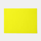 Neon Geel Stevige Kleur | Klassiek Deurmat (Voorkant)