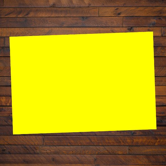 Neon Geel Stevige Kleur | Klassiek Deurmat