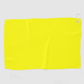 Neon Geel Stevige Kleur | Klassiek Golfhanddoek (Horizontaal)