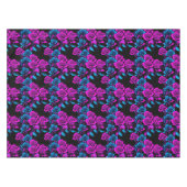 Neon Gekleurde Rozen Tafelkleed (Voorkant (Horizontaal))