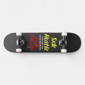 Neon Gele Tekst: Zijproject vs. Slijpen Persoonlijk Skateboard (Horizontaal)