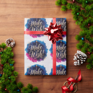 Neon Gelukkig Verjaardag Ontwerp Cadeaupapier