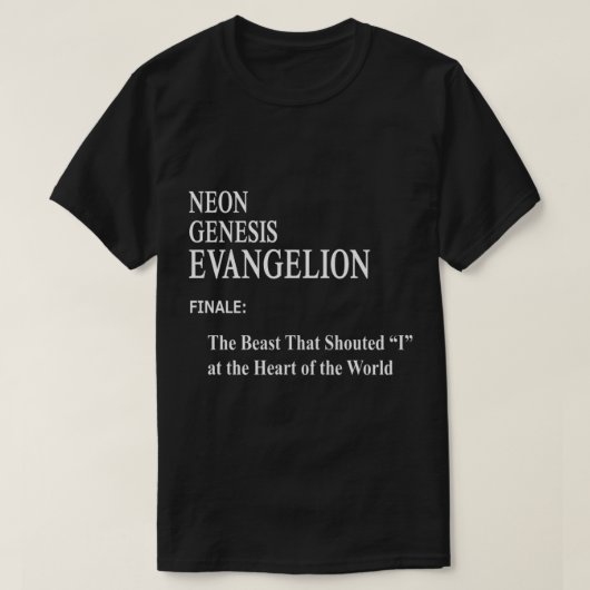Neon Genesis Evangelion Episode 26 Baseball ¾ Slee T-shirt (Design voorkant)
