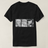 Neon Genesis Evangelion Girls Rei, Misato, Asuka   T-shirt (Design voorkant)