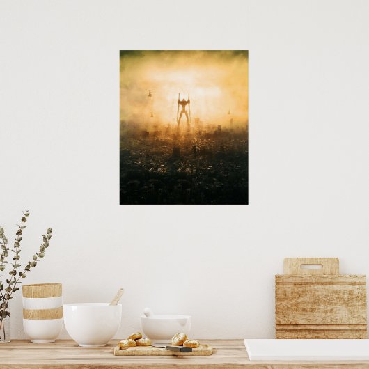 Neon Genesis Evangelion Unit One Absolute Destru Poster (Keuken)