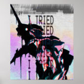 Neon Genesis Evangelion Unit One I Tried Poster (Voorkant)