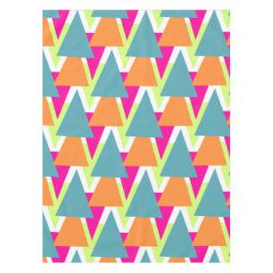 Neon Geometric Pattern van 80 Tafelkleed