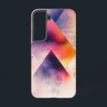 Neon geometrie telefoonhoesje samsung galaxy hoesje<br><div class="desc">Heldere geometrische vormen in neon roze en paars creëer een gedurfde,  futuristische look met energieke flair.</div>