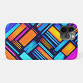 Neon geometrisch Abstract Case-Mate iPhone Case (Achterkant (horizontaal))