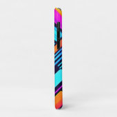Neon geometrisch Abstract Case-Mate iPhone Case (Achterkant/links)