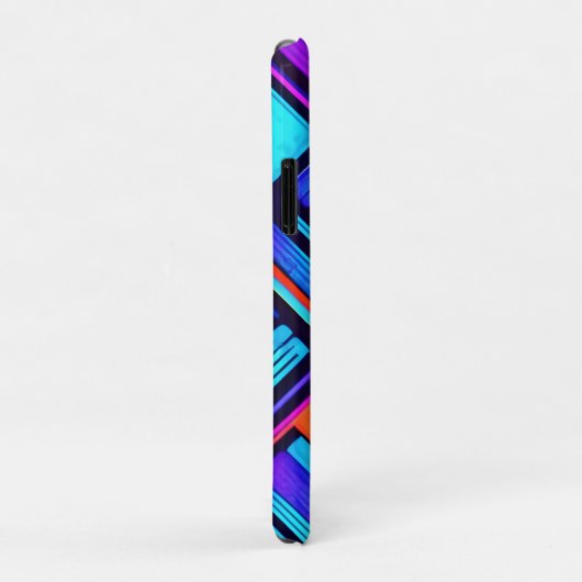 Neon geometrisch Abstract Case-Mate iPhone Case (Achterkant/rechts)
