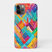 Neon geometrisch droomlandschap Case-Mate iPhone case (Achterkant)