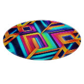 Neon geometrische Abstracte kunst Snijplank (Hoek)