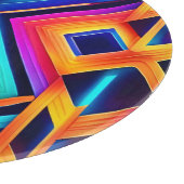 Neon geometrische Abstracte kunst Snijplank (Hoek)