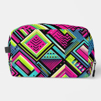 Neon geometrische retro vibes
