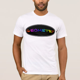 Neon Geometry-Mannen T-shirt