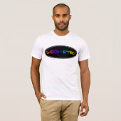 Neon Geometry-Mannen T-shirt (Voorkant volledig)