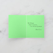 Neon Gestapelde Handen BEDANKT KAART VOOR VRIENDEN (Binnen)