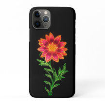 Neon gestileerde bloem