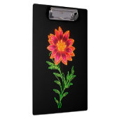 Neon gestileerde bloem klembord (Rechts)