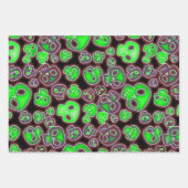 Neon Ggloing Critters Inpakpapier Vel (Voorkant)