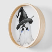 Neon Ghost Clock – Spooky Glow-In-The-Dark Wall Cl (Hoek)