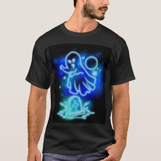 Neon Ghost T-shirt (Voorkant)