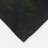 Neon Ghosts in a Haunted Fantasy Landscape Fleece Deken (Hoek)