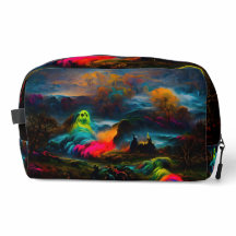 Neon Ghosts in een spookachtig fantasylandschap