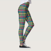 Neon Gingham Leggings (Rechts)