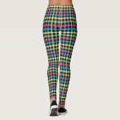 Neon Gingham Leggings (Achterkant)