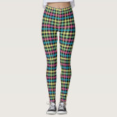 Neon Gingham Leggings (Voorkant)