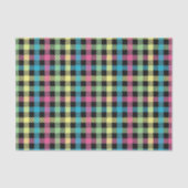 Neon Gingham Tissuepapier (Voorkant)