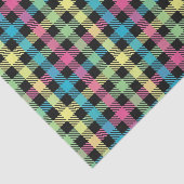 Neon Gingham Tissuepapier (Detail)