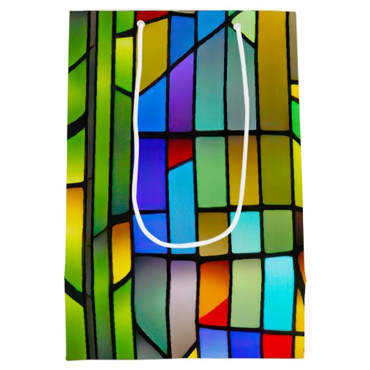 Neon Glas in lood Medium Cadeauzakje (Achterkant)