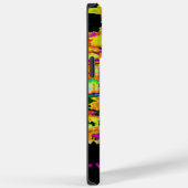 Neon Glitch Abstracte kunst Poster Print Case-Mate iPhone Case (Achterkant / Rechts)