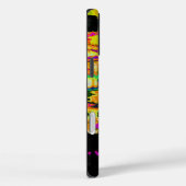 Neon Glitch Abstracte kunst Poster Print Case-Mate iPhone Case (Achterkant / Rechts)