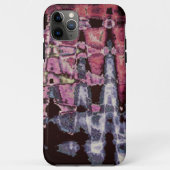 Neon Glitch Abstracte kunst Poster Print Case-Mate iPhone Case (Achterkant)