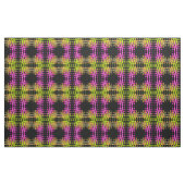 Neon Glitch Abstracte kunst Poster Print Stof (Yard (91,4 cm))