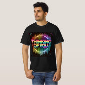 Neon Glitch denkt aan jou Mannen Tshirt (Voorkant volledig)
