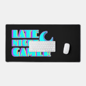 Neon Glitch Gamer Bureaumat | Synthwave PC Opstell (Keyboard & Muis)