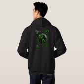 Neon Globe Toekomstcode Hoodie (Achterkant volledig)