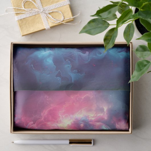 Neon gloed in donkere schedel decoupage tissuepapier (Geschenk)