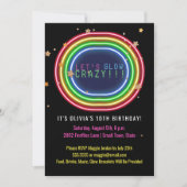 Neon gloed in het donkere verjaardagsfeest | Kinde Kaart (Voorkant)