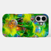 Neon gloed paardenbloemen in Dream Garden Case-Mate iPhone Case (Achterkant (horizontaal))