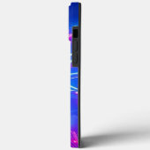 Neon gloeiende grote en kleine sterren - Mobile Case-Mate iPhone Case (Achterkant / Links)