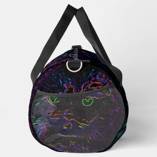 Neon Gloeiende Kat Plunjezak (Rechts)