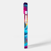 Neon Gloeiende Tijger mystiek en etherisch Case-Mate iPhone Case (Achterkant / Links)