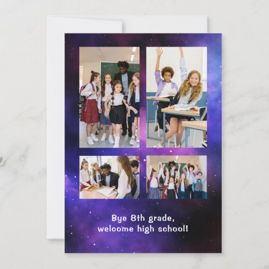 Neon glow 5 foto's afstuderen jaar middelbare scho (Achterkant)